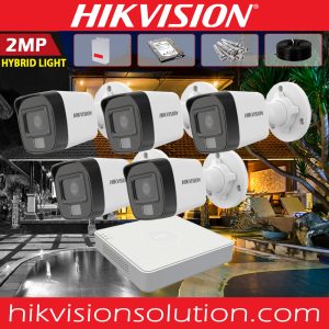 Hikvision CCTV 4Camera System